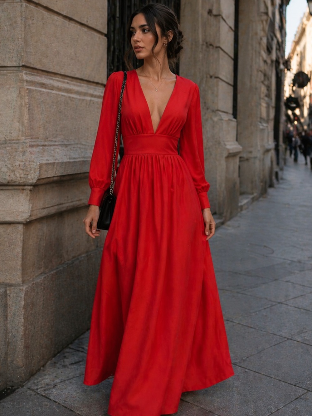 ONE33 Social Neon Red Open Back Maxi Dress Size 0